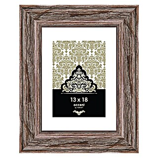 Accent Holzrahmen Vintage (13 x 18 cm, Braun)