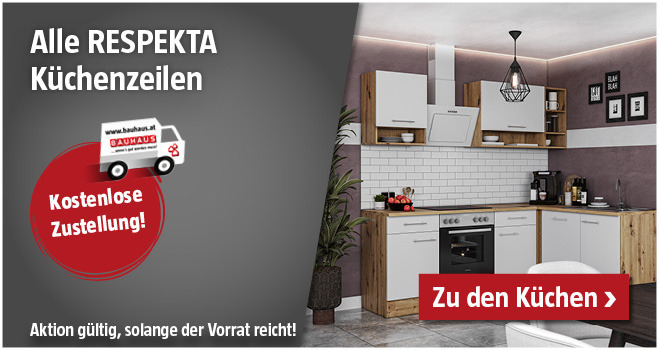 Respekta Küchen versandkostenfrei, solange der Vorrat reicht