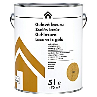 Lazura za les (Hrast, 5 l, Gel lazura)