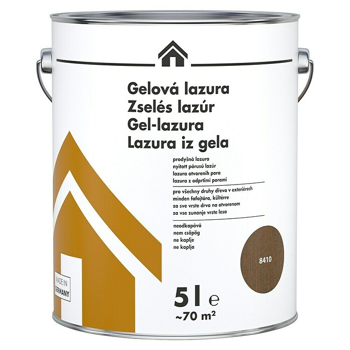 Lazura za drvo  (Orah, 5 l, Gel lazura) | BAUHAUS