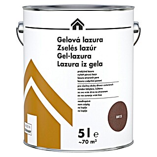 Lazura za les (Palisander, 5 l, Gel lazura)