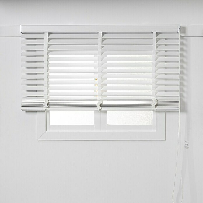 Veneciana Bambú (An x Al: 80 x 160 cm, Blanco, Madera) | BAUHAUS