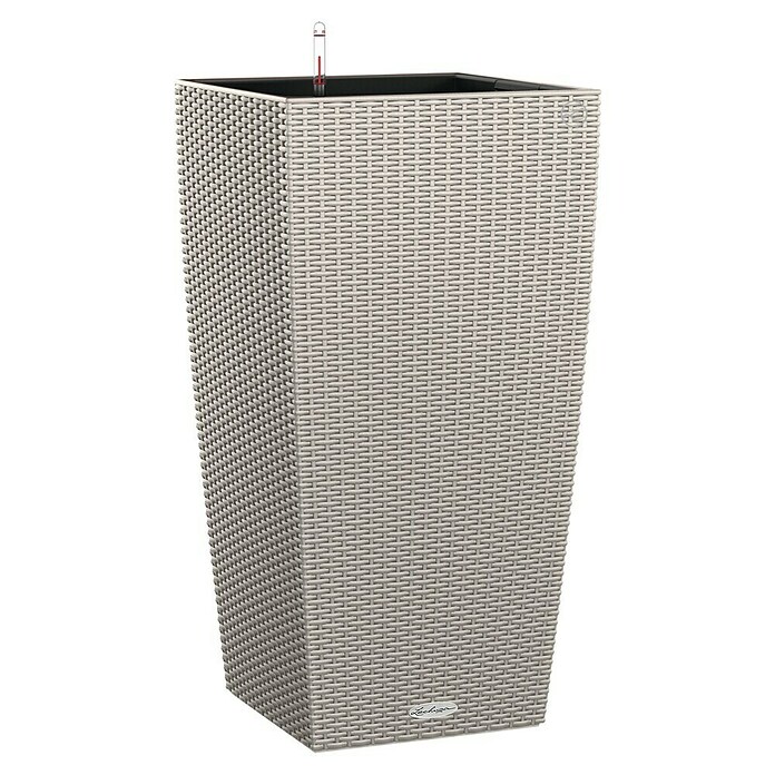 Lechuza Cottage Pflanzsäule eckig Cubico 40 (Außenmaß (L x B x H): 39,5 x 39,5 x 75,5 cm, Kunststoff, Sandbraun) | BAUHAUS