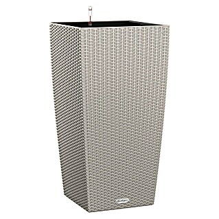 Lechuza Cottage Pflanzsäule eckig Cubico 40 (Außenmaß (L x B x H): 39,5 x 39,5 x 75,5 cm, Kunststoff, Sandbraun)