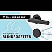 Diamond Doors Zimmertürgarnitur L-Form Premium Smart2Lock links (Stärke Tür: 38 mm - 45 mm, L-Form, Edelstahl matt, DIN Anschlag: Links, Passend für: Türen ohne Schlüssellochbohrung, Türen mit Schlüssellochbohrung benötigen zusätzlich eine Blindrosette) | BAUHAUS