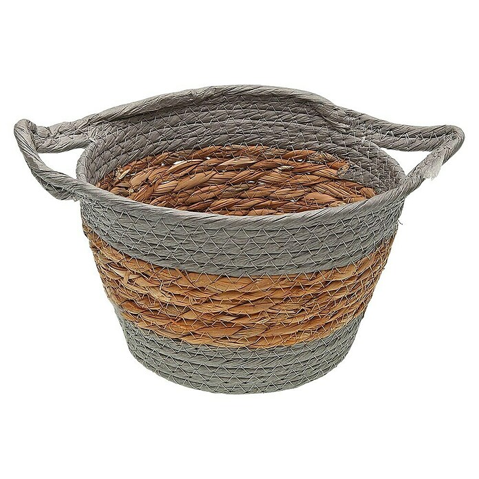 Versa Cesta redonda (Gris, Con asa) | BAUHAUS