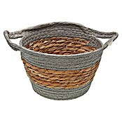 Versa Cesta redonda (Gris, Con asa) | BAUHAUS