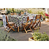 D-c-fix Manhattan Tischdecke Meterware Provenzia (Breite: 140 cm, Weiß,Blau,Lila, Eckig) | BAUHAUS