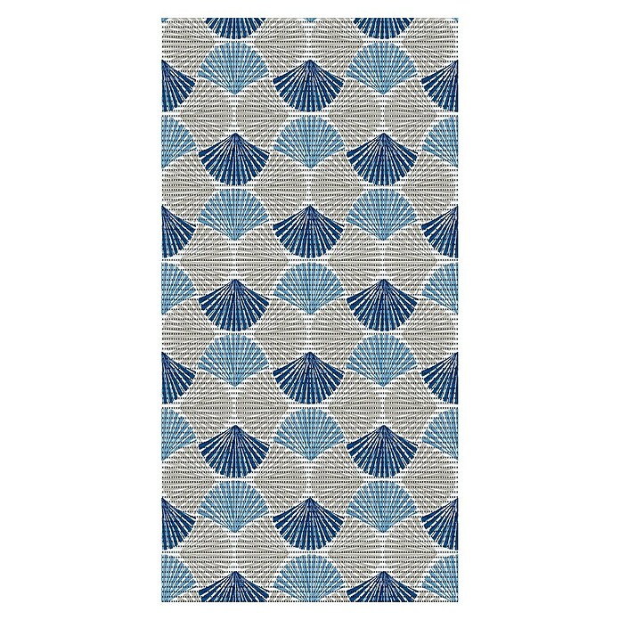 Bodenmatte Comfort (200 x 65 cm, Blau,Grau, PVC, Seashells) | BAUHAUS