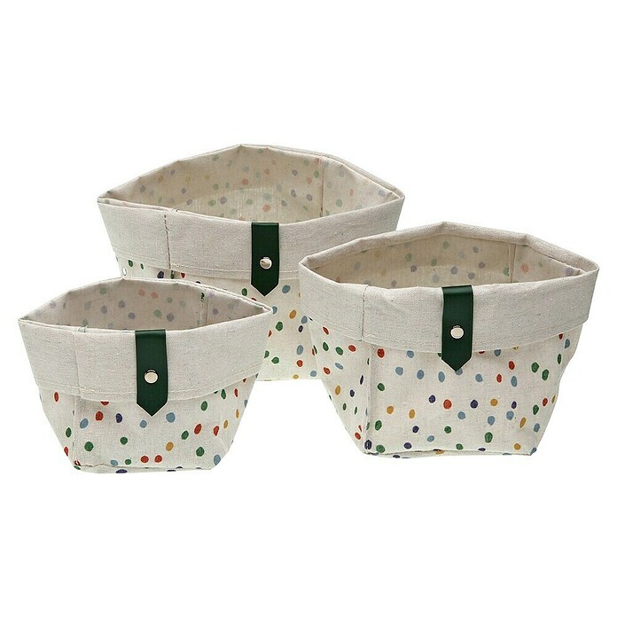 Juego de cestas (Dotty, Poliéster) | BAUHAUS