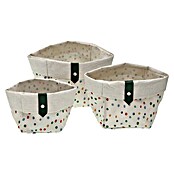 Juego de cestas (Dotty, Poliéster) | BAUHAUS