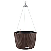 Lechuza Cottage Blumenampel Nido (Außenmaß (Ø x H): 35 x 23 cm, Kunststoff, Mokka) | BAUHAUS