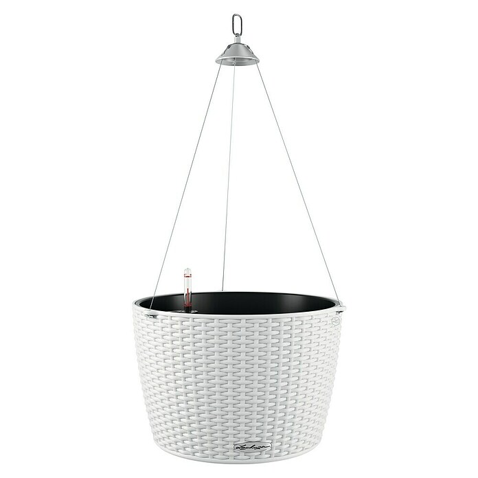 Lechuza Cottage Blumenampel Nido (Außenmaß (Ø x H): 35 x 23 cm, Kunststoff, Weiß) | BAUHAUS