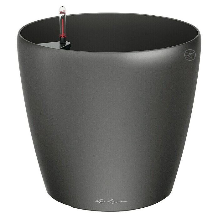 Lechuza Classico Pflanztopf (Außenmaß (Ø x H): 70 x 64,5 cm, Kunststoff, Anthrazit Metallic) | BAUHAUS