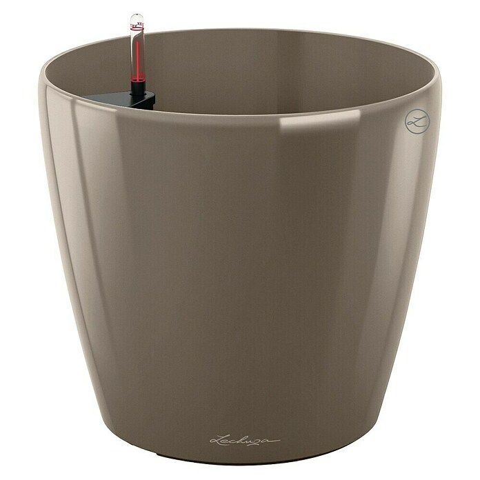Lechuza Classico Pflanztopf (Außenmaß (Ø x H): 70 x 64,5 cm, Kunststoff, Taupe, Glänzend) | BAUHAUS