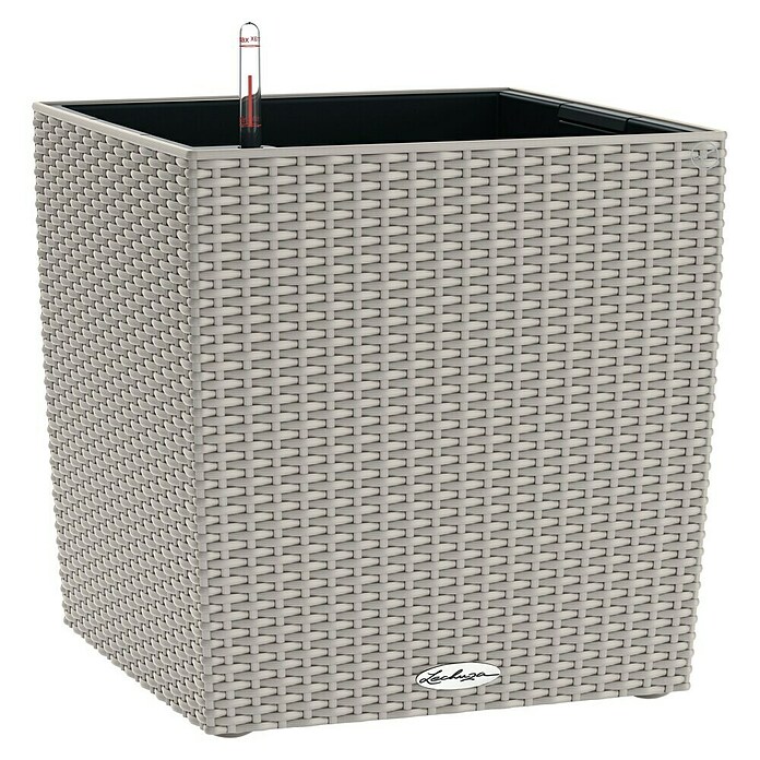 Lechuza Cottage Pflanzkübel eckig Cube (Außenmaß (L x B x H): 30 x 30 x 30 cm, Kunststoff, Sandbraun) | BAUHAUS