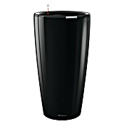 Lechuza Pflanzsäule rund Rondo Premium (Außenmaß (Ø x H): 32,5 x 56,5 cm, Kunststoff, Schwarz Glänzend) | BAUHAUS