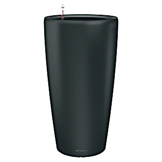 Lechuza Pflanzsäule rund Rondo Premium (Außenmaß (Ø x H): 32,5 x 56,5 cm, Kunststoff, Grau Matt)