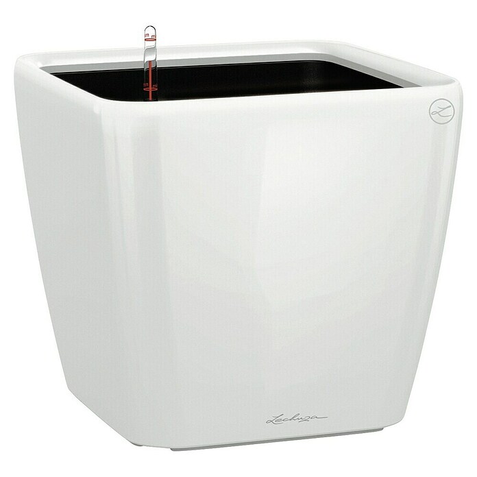 Lechuza Pflanzkasten Quadro Premium (Außenmaß (L x B x H): 50 x 50 x 46,5 cm, Kunststoff, Weiß) | BAUHAUS