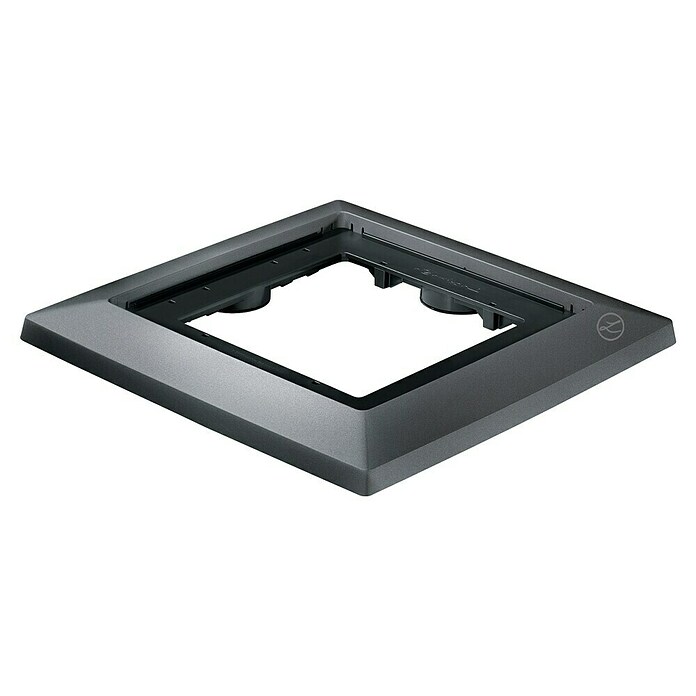 Lechuza Pflanzenroller Quadratisch (L x B x H: 32 x 32 x 4,5 cm, Kunststoff, Anthrazit Metallic) | BAUHAUS