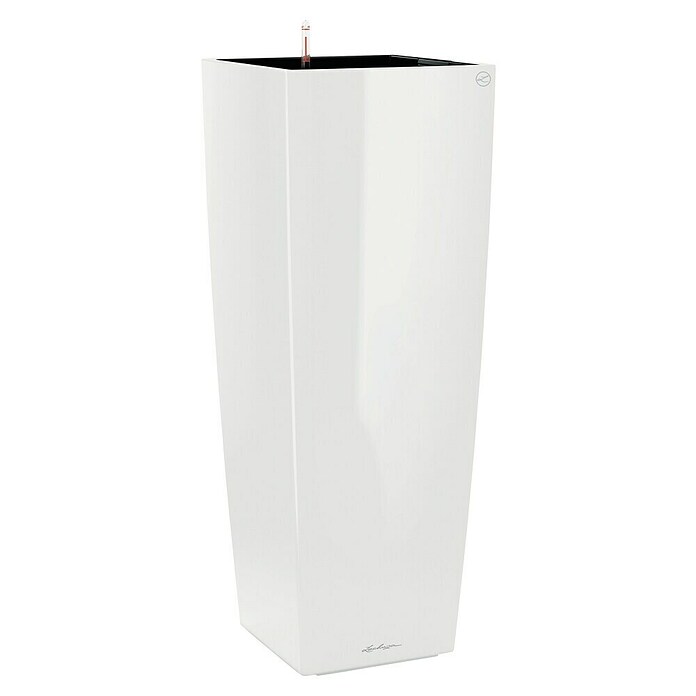 Lechuza Pflanzsäule eckig Cubico Alto (Außenmaß (L x B x H): 39,5 x 39,5 x 105 cm, Kunststoff, Weiß) | BAUHAUS