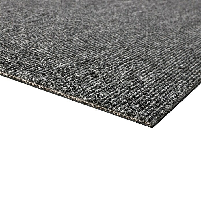 Teppichfliese Rapido (50 x 50 cm, Schlinge, 100% Polypropylen, Grau) | BAUHAUS