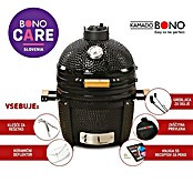 Kamado Bono Žar na oglje Minimo  (Premer površine za peko: 34 cm, Črna) | 8312 - Holzkohlegrill Marke | ICGA - Grillgeräte | ICG - Grillgeräte / Grillzubehör | IC - Freizeit im Garten | I - Stadtgarten | BAUHAUS