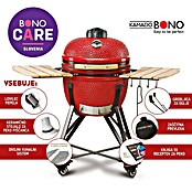 Kamado Bono Žar na oglje Media  (Premer površine za peko: 43 cm, Rdeča) | 8312 - Holzkohlegrill Marke | ICGA - Grillgeräte | ICG - Grillgeräte / Grillzubehör | IC - Freizeit im Garten | I - Stadtgarten | BAUHAUS