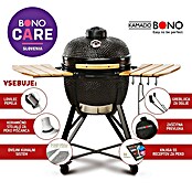 Kamado Bono Žar na oglje Media  (Premer površine za peko: 43 cm, Črna) | 8312 - Holzkohlegrill Marke | ICGA - Grillgeräte | ICG - Grillgeräte / Grillzubehör | IC - Freizeit im Garten | I - Stadtgarten | BAUHAUS