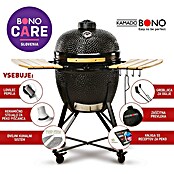 Kamado Bono Žar na oglje Grande  (Premer površine za peko: 49 cm, Črna) | 8312 - Holzkohlegrill Marke | ICGA - Grillgeräte | ICG - Grillgeräte / Grillzubehör | IC - Freizeit im Garten | I - Stadtgarten | BAUHAUS