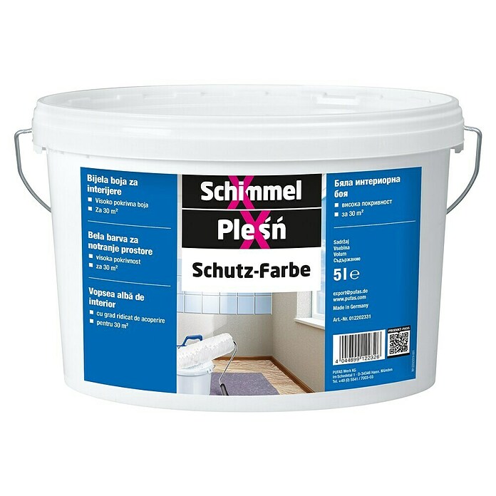 SchimmelX Boja za zid  (Bijele boje, Mat, 5 l) | BAUHAUS