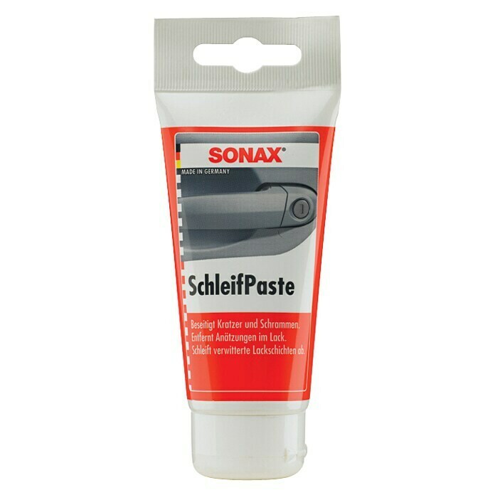 Sonax Schleif-Polier-PasteInhalt: 75 ml, Geeignet für: Autolacke Front View