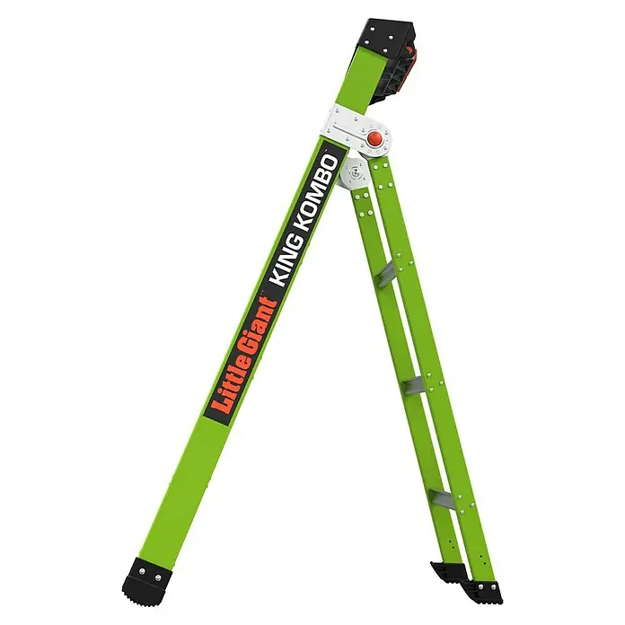 Little Giant Mehrzweckleiter 5+4 STUFEN - Anzahl Tritte: 9 Stk., Arbeitshöhe: 3,45 m, Verbundwerkstoff - Die Little Giant King Kombo Leiter, eine vielseitige und robuste Stehleiter, perfekt für verschiedene Aufgaben im Haus und im Garten.