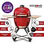 Kamado Bono Žar na oglje Grande  (Premer površine za peko: 49 cm, Rdeča) | 8312 - Holzkohlegrill Marke | ICGA - Grillgeräte | ICG - Grillgeräte / Grillzubehör | IC - Freizeit im Garten | I - Stadtgarten | BAUHAUS