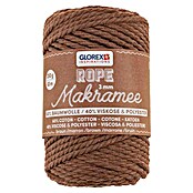 Glorex Wolle Makramee-Rope (Braun, Durchmesser: 3 mm, 250 g, gedreht) | BAUHAUS