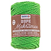 Glorex Wolle Makramee-Rope (Neongrün, Durchmesser: 3 mm, 250 g, gedreht) | BAUHAUS