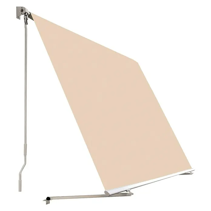 SmartSun Toldo para balcón Urban - Beige arena, Ancho: 2 m, Caída: 2,45 m - Toldo con marco robusto y lona beige. Ideal para sombra y protección en exteriores.