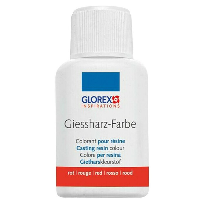 Glorex Flüssigfarbe Giessharz-Farbe (Rot, 20 ml) | BAUHAUS