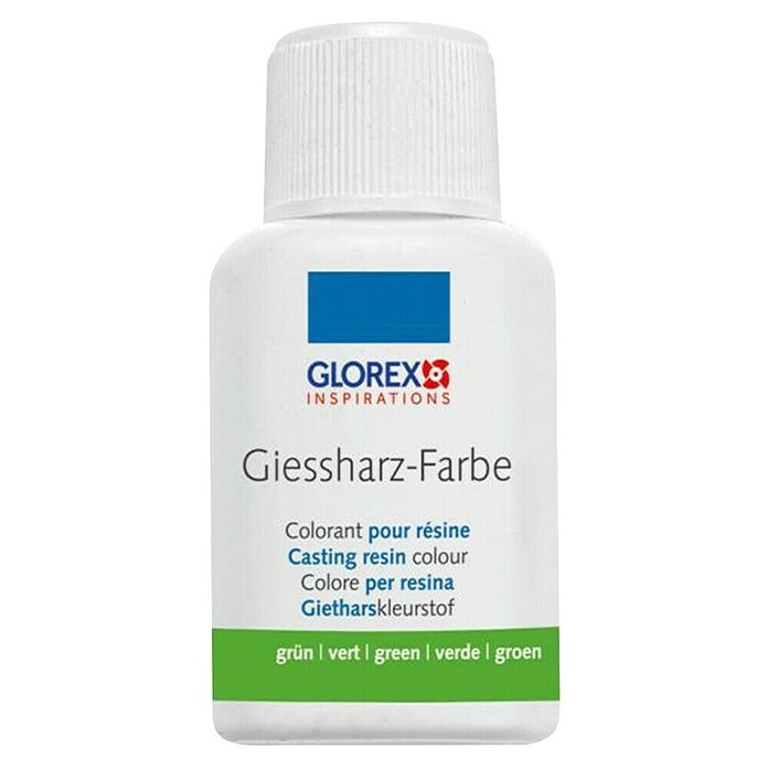 Glorex Flüssigfarbe Giessharz-Farbe (Grün, 20 ml) | BAUHAUS