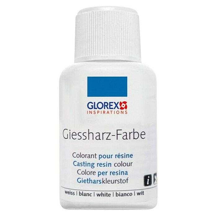 Glorex Flüssigfarbe Giessharz-Farbe (Weiß, 20 ml) | BAUHAUS