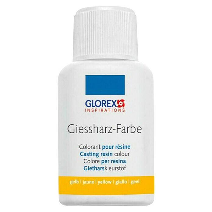 Glorex Flüssigfarbe Giessharz-Farbe (Gelb, 20 ml) | BAUHAUS