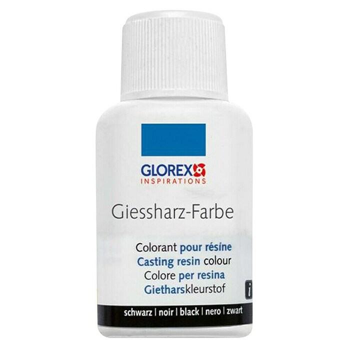 Glorex Flüssigfarbe Giessharz-Farbe (Schwarz, 20 ml) | BAUHAUS