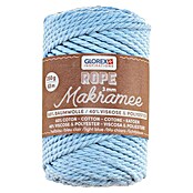 Glorex Wolle Makramee-Rope (Hellblau, Durchmesser: 3 mm, 250 g, gedreht) | BAUHAUS