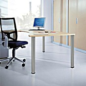 Pata para muebles (Ø x Al: 6 cm x 87,5 mm, Acero, Aluminio) | BAUHAUS