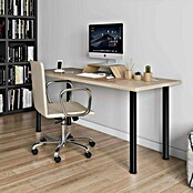 Pata para muebles (Ø x Al: 6 x 71,5 cm, Acero, Negro) | BAUHAUS