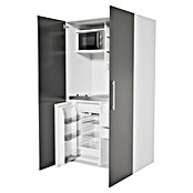 Respekta Kastkeuken (104 cm, Met glaskeramische kookplaat, Grijs)