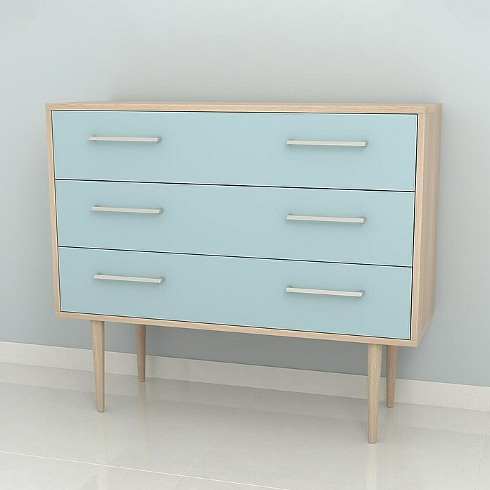 Pata para muebles (Ø x L: 48 mm x 33 cm, Haya)