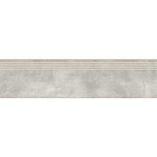 Stufen- & Abdeckplatte Big Show XXL (119,8 x 29,8 cm, Grau, Glasiert)