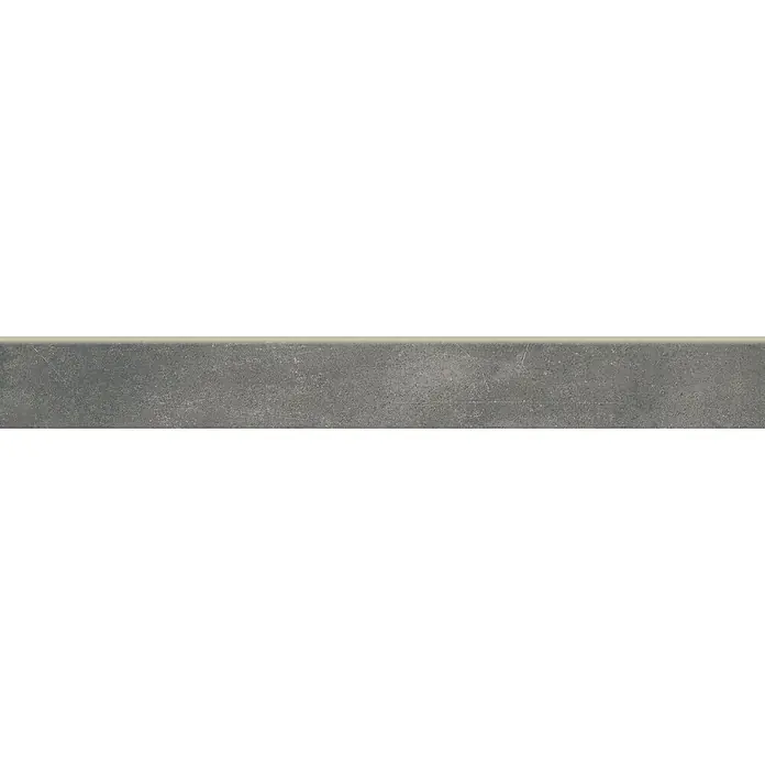 Sockelfliese Big Show XXL - 7,2 x 59,8 cm, Grafit, Matt - Graue, längliche Fliese mit leichter Struktur und matter Oberfläche, ideal für moderne Innenräume und zeitgemäße Designs.