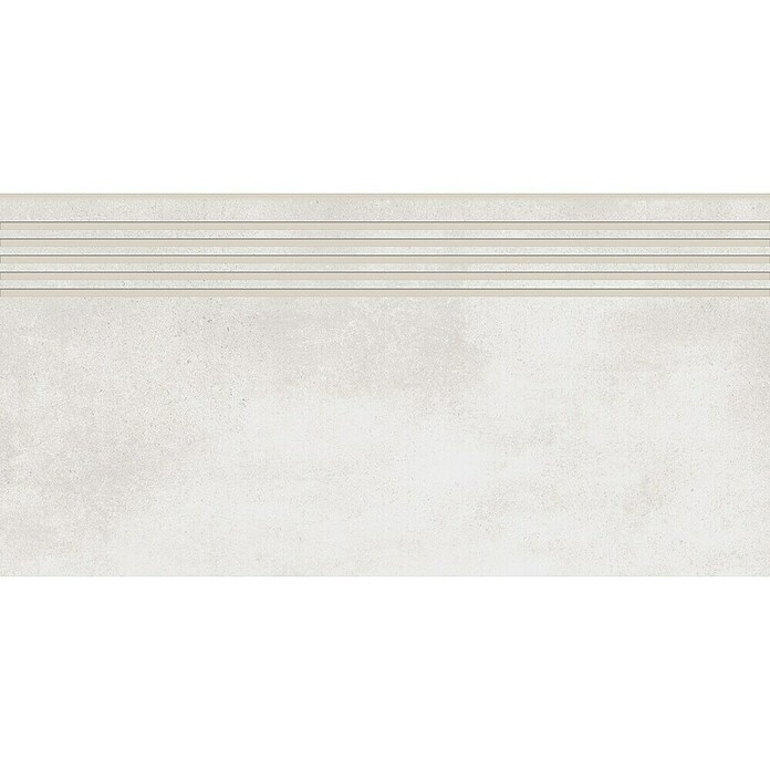 Stufen- & Abdeckplatte Big Show XXL (59,8 x 29,8 cm, Weiß, Glasiert) | BAUHAUS